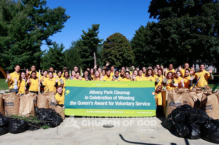 environmental cleanup in albany, world mission society church of god, albany, new york, wmscog, Swinburne park, Livingston Park