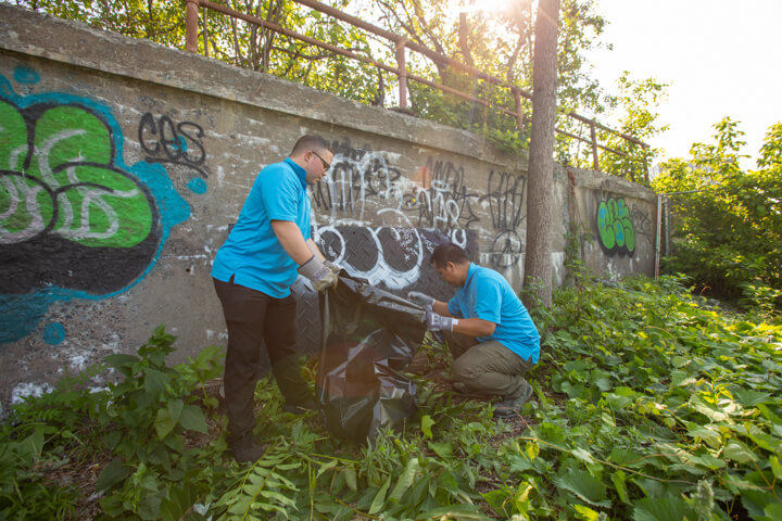 ASEZ Graffiti Removal in Downtown Syracuse