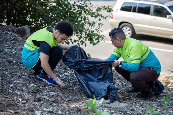 ASEZ WAO Green Earth Cleanup in Port Chester, NY