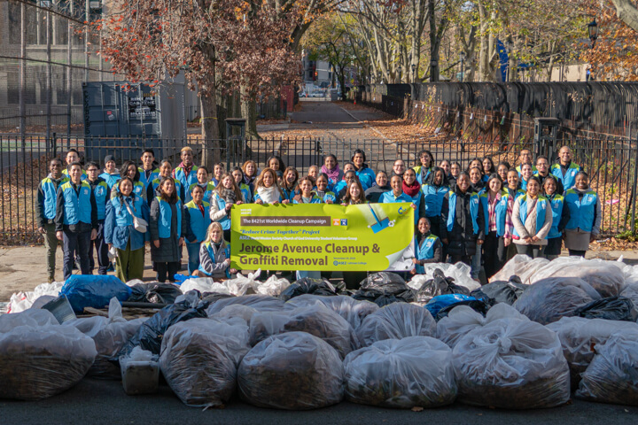 ASEZ Graffiti Removal at Lehman College