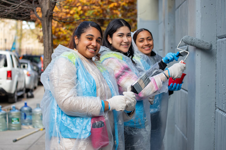 ASEZ Graffiti Removal at Lehman College