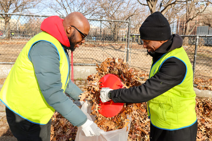 Maria Hernandez Park Cleanup BK & Queens