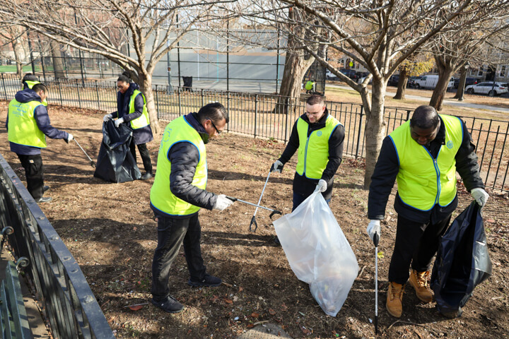 Maria Hernandez Park Cleanup BK & Queens