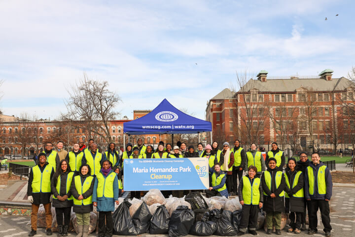 Maria Hernandez Park Cleanup BK & Queens