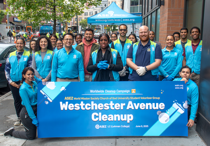 ASEZ Westchester Avenue Cleanup in the Bronx