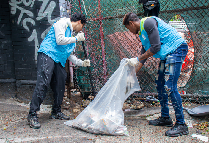 ASEZ Westchester Avenue Cleanup in the Bronx