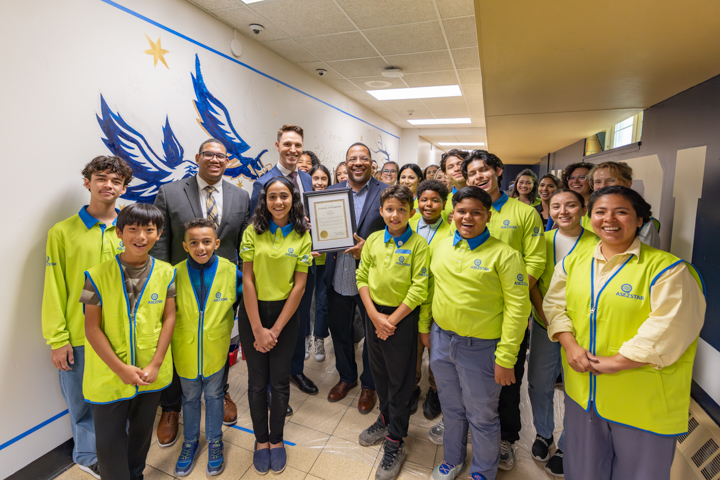 ASEZ STAR Mural Painting at South Middle School in Newburgh