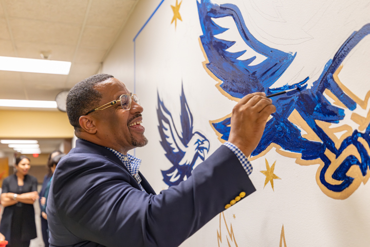 ASEZ STAR Mural Painting at South Middle School in Newburgh