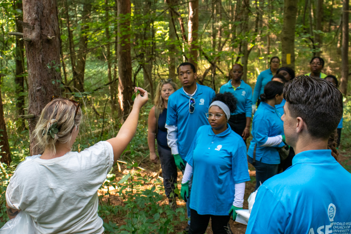 ASEZ Volunteers Remove Invasive Plants at Beaver Lake Nature Center