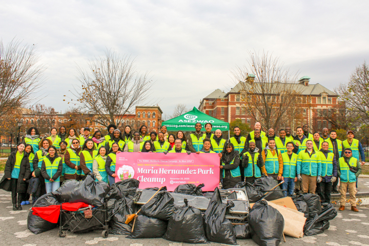 ASEZ WAO Cleanup at Maria Hernandez Park